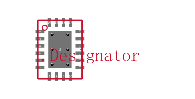 TPS25942LRVCR封装焊盘图