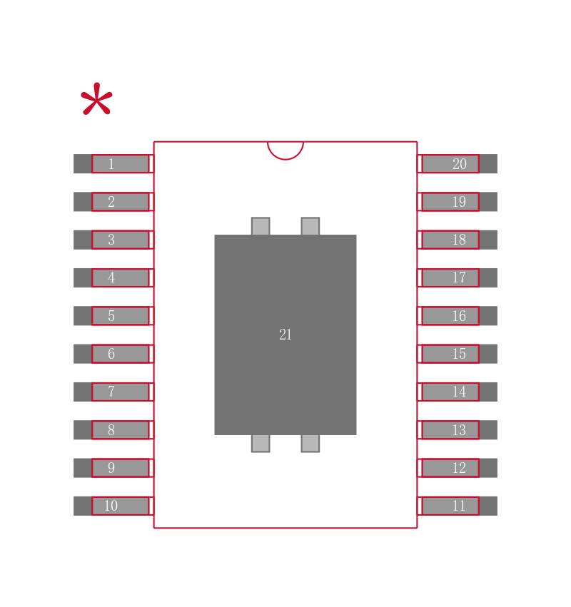 TPS54372QPWPRQ1封装焊盘图