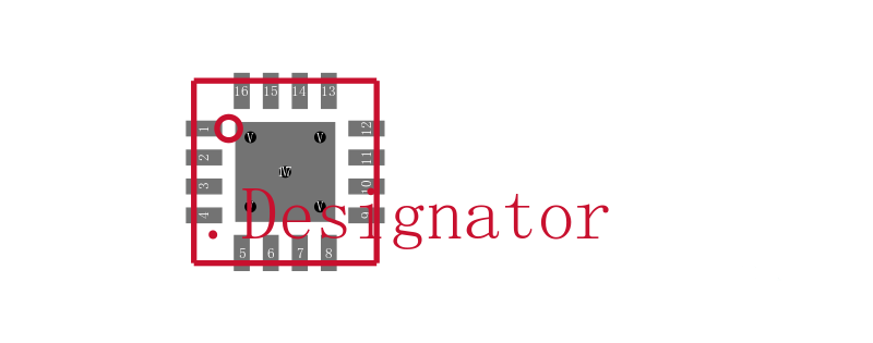 TPS62095RGTR封装焊盘图