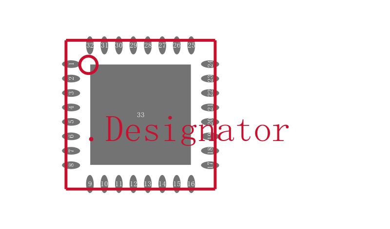 TPS65262-1RHBR封装焊盘图