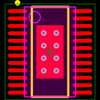 TPS70302PWPR封装焊盘图