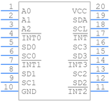 TCA9544APWR引脚图