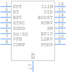 TPS40057PWP引脚图