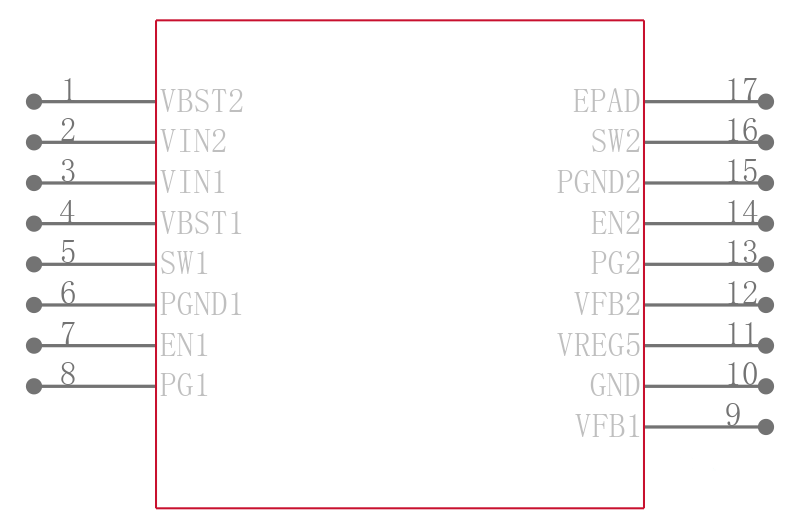 TPS54494PWP引脚图
