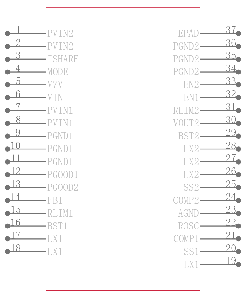 TPS65279DAPR引脚图