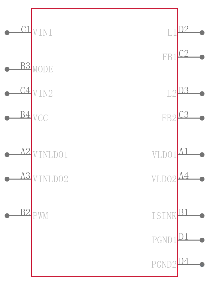 TPS65708YZHR引脚图