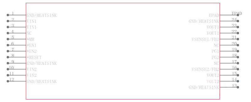 TPS70402PWPR引脚图