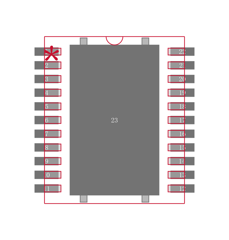 TPS56121DQPT封装焊盘图