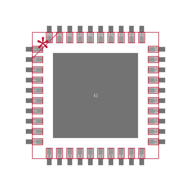 TPS65022RHATG4封装焊盘图