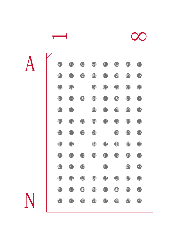 TPS6591133A2ZRCR封装焊盘图