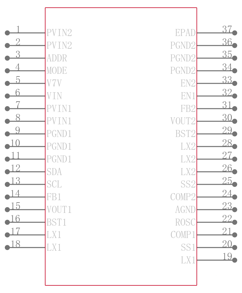 TPS65276VRHHT引脚图