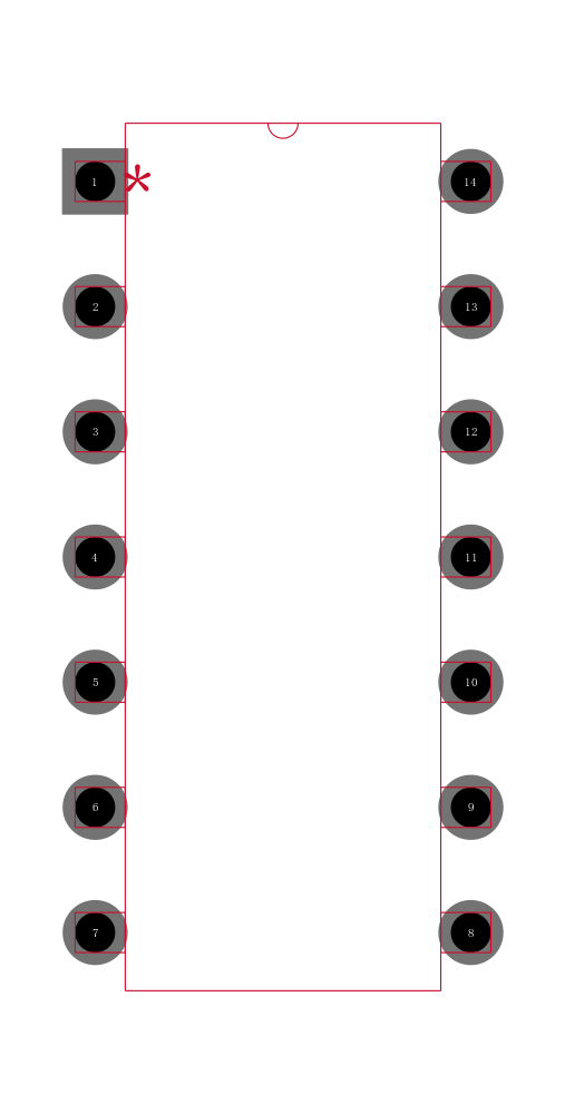 TDA16847-2封装焊盘图