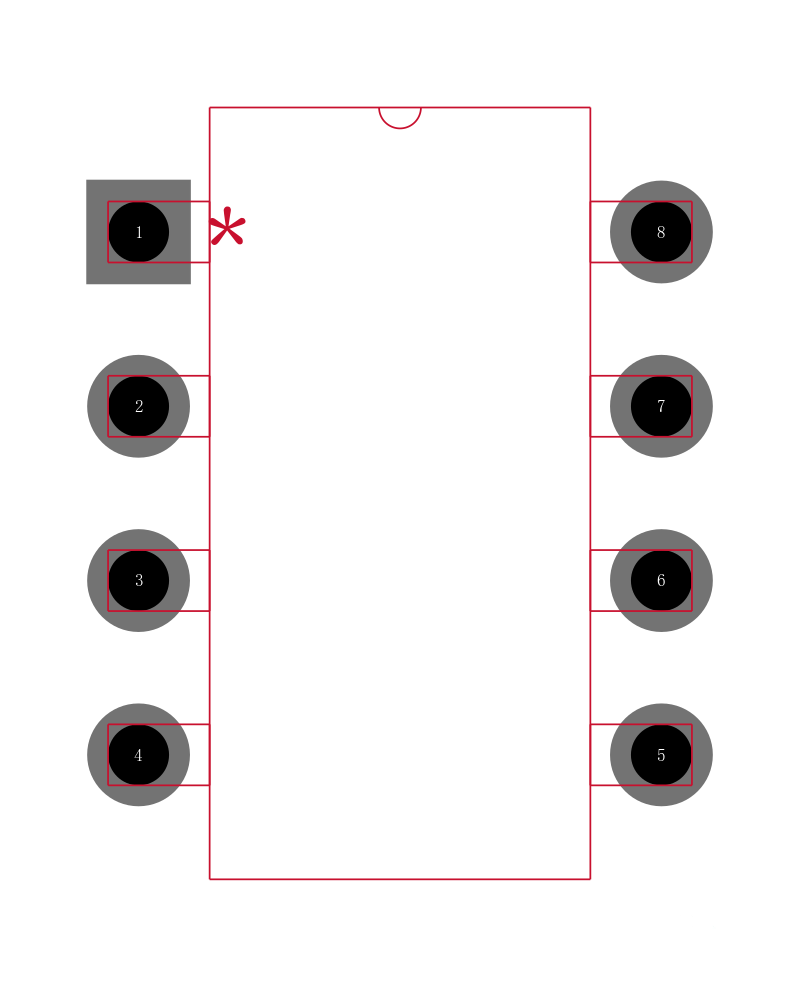 TDA4605封装焊盘图