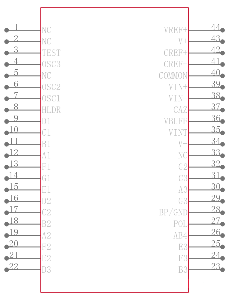 TC7117ACKW713引脚图