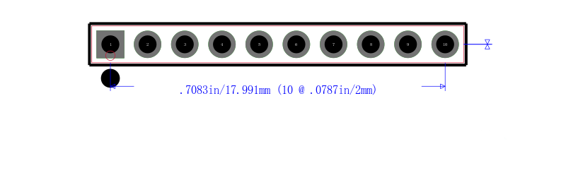 TMM-110-01-G-S封装图