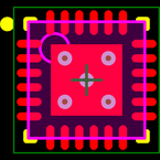 TPS65110RGER封装焊盘图