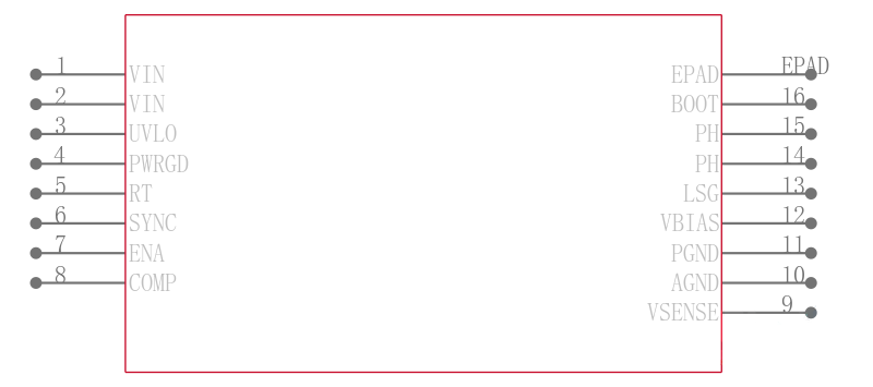 TPS54356MPWPREP引脚图