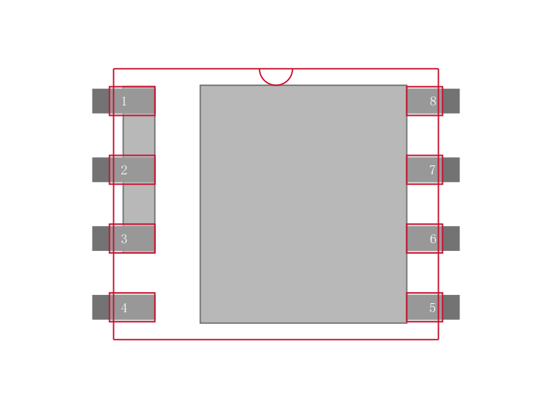 BSC12DN20NS3GATMA1封装焊盘图