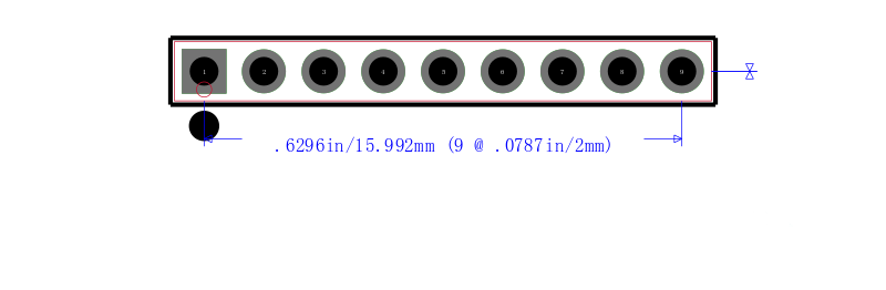 TMM-109-01-G-S封装图