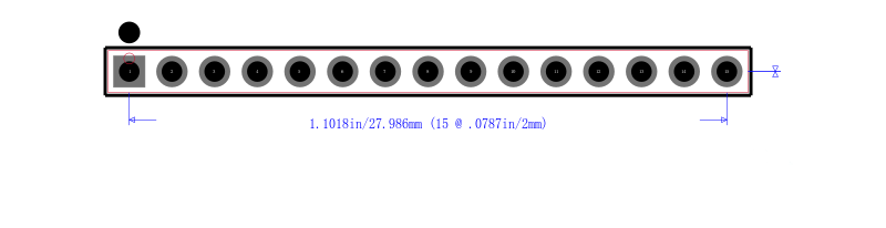 TMM-115-01-G-S封装图