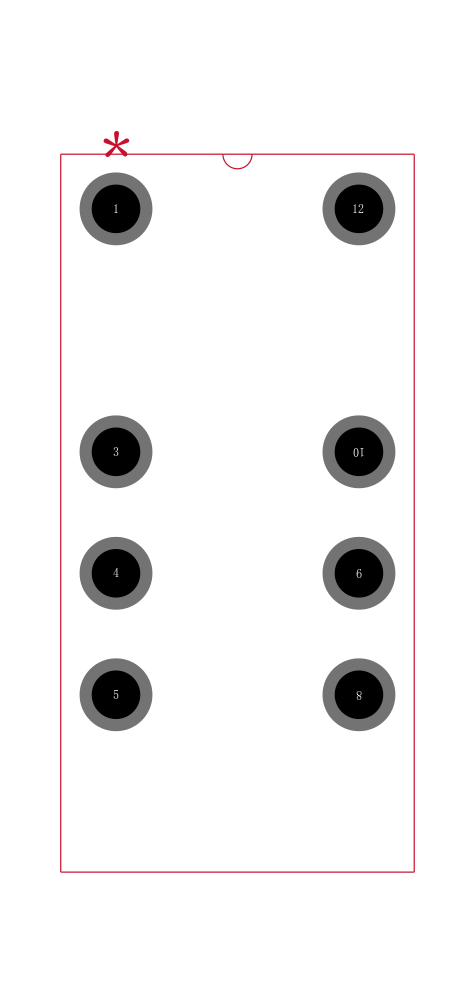 TXD2-L-4.5V-3封装焊盘图