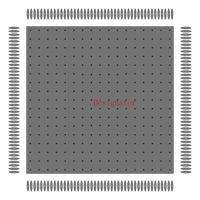 TMS320F28379DPTPT封装焊盘图