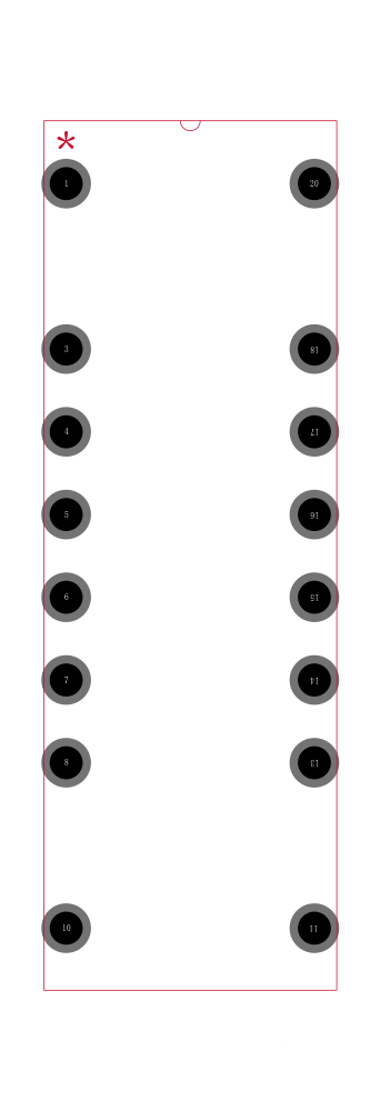 TQ4-L-5V封装焊盘图
