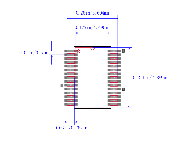 TLV320AIC13IDBTR封装图