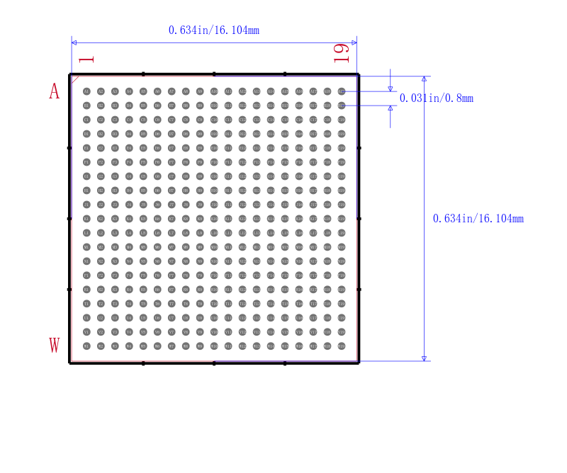 TMS320C6421ZWTL封装图