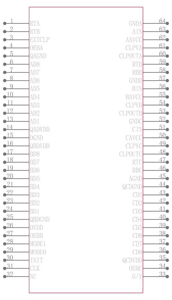 TLV5734PAGG4引脚图