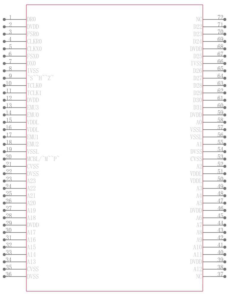 TMS320C32PCMA40引脚图