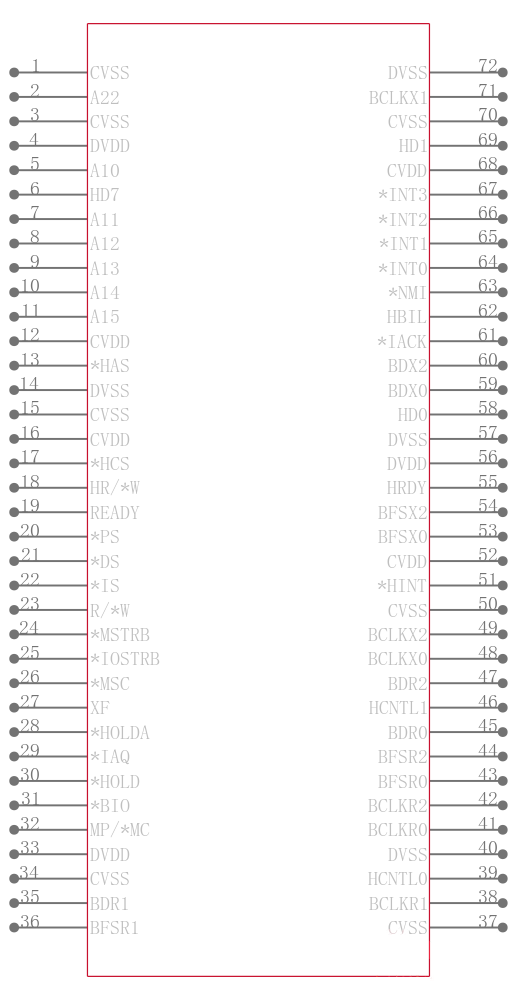 TMSDVC5409APGE16G4引脚图