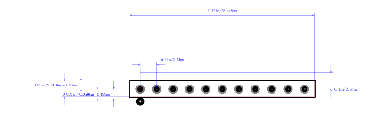 TSW-111-14-T-S-LL封装图
