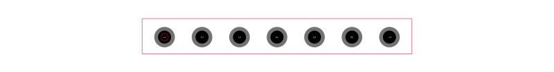 TSW-107-13-T-S封装焊盘图