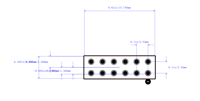 TSW-106-10-F-D封装图