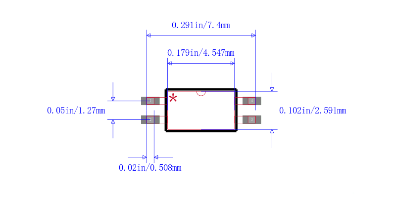 TLP290GR,SE封装图
