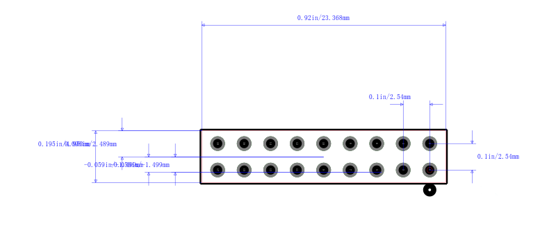 TSW-109-20-F-D-LL封装图