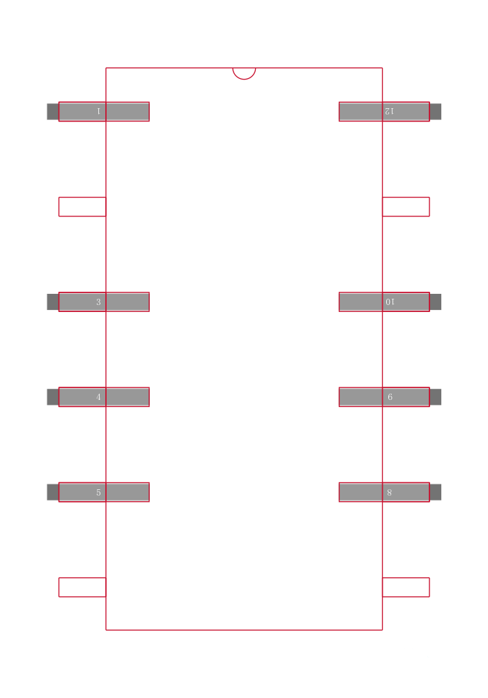 TXD2SA-1.5V封装焊盘图