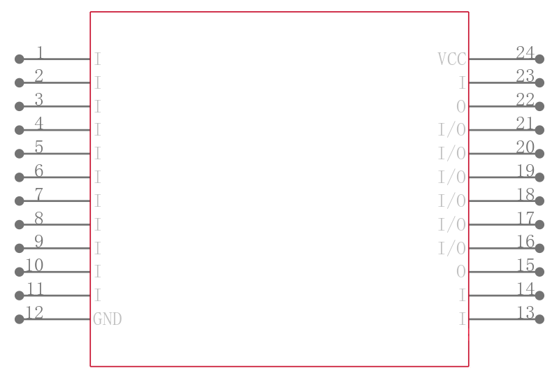 TIBPAL20L8-20MWB引脚图