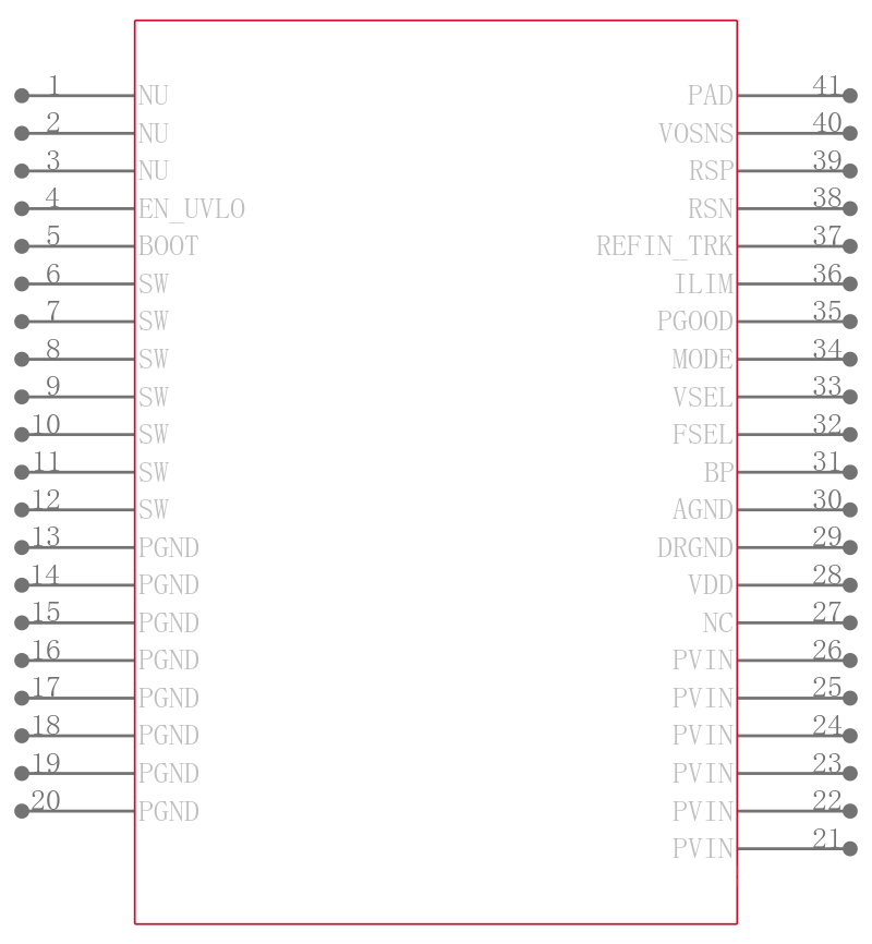 TPS548D22RVFT引脚图
