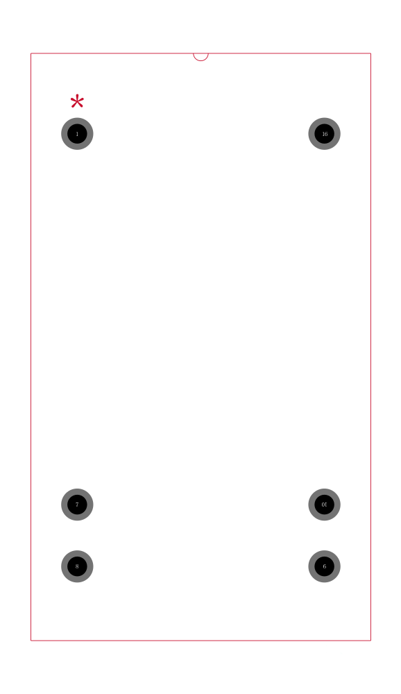 TEL 8-1210封装焊盘图