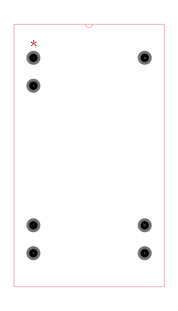 THL 3-2415WI封装焊盘图