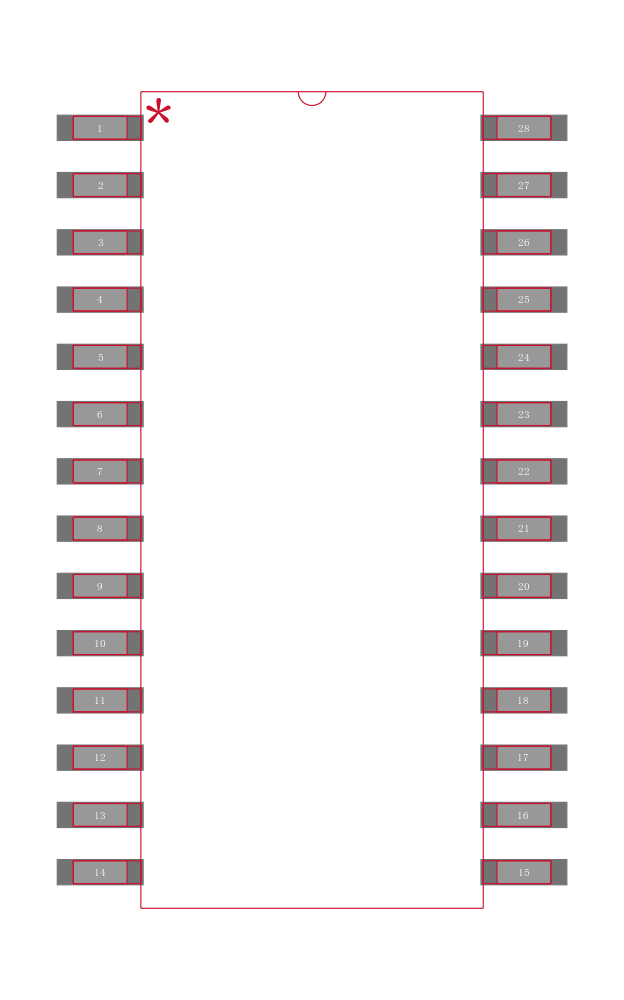 TLE7824G封装焊盘图