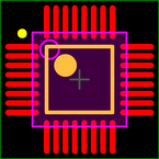 TLV320A1110PBSRG4封装焊盘图