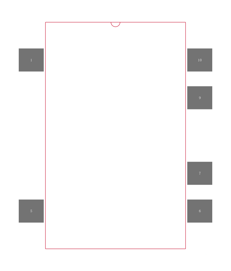 TSR 1-0518SM封装焊盘图