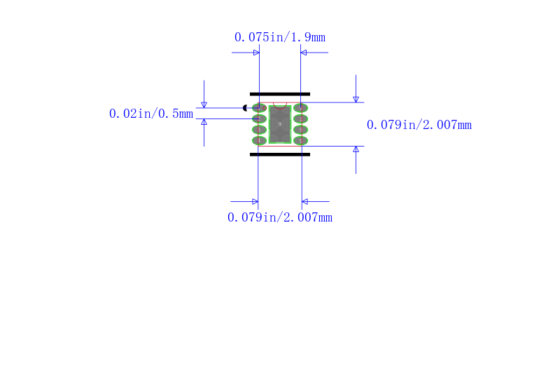 TPS61021ADSGT封装图