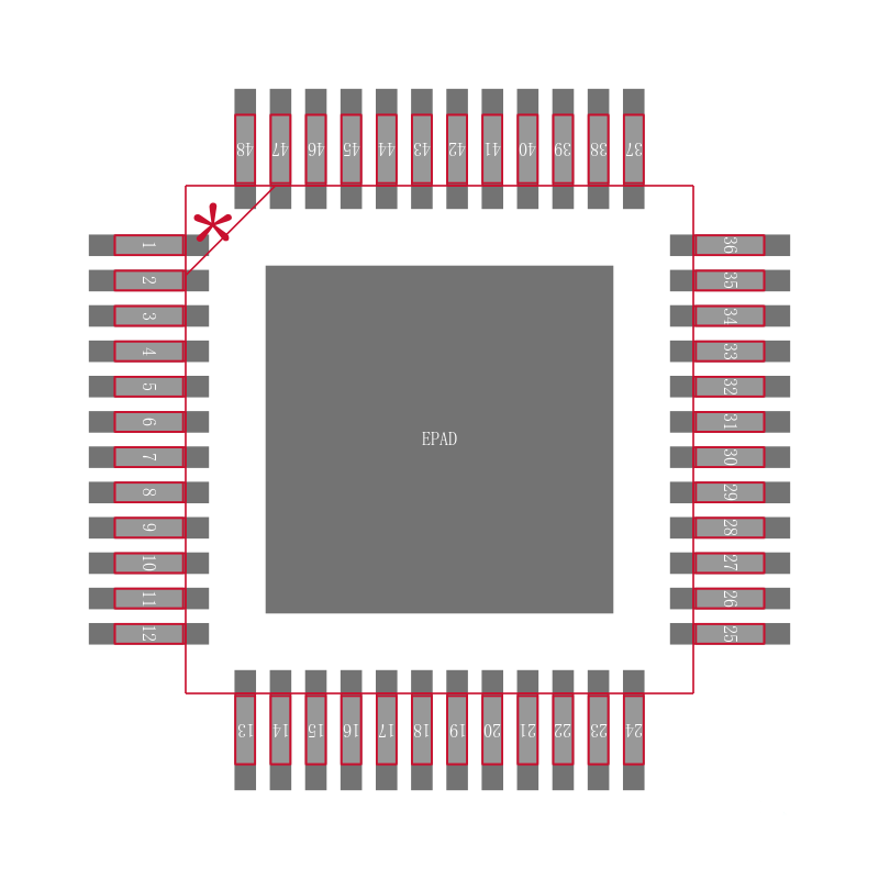 TPA3002D2PHPRG4封装焊盘图