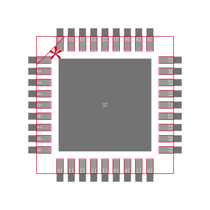 TPS2359RHHRG4封装焊盘图