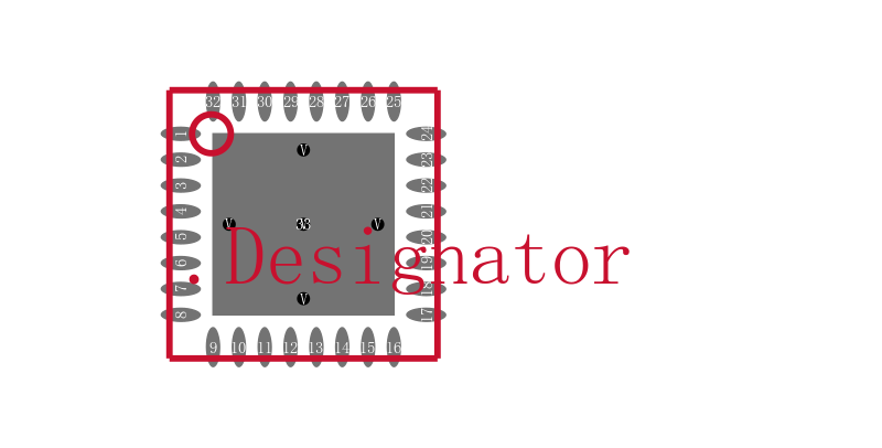 TPS25741RSMR封装焊盘图