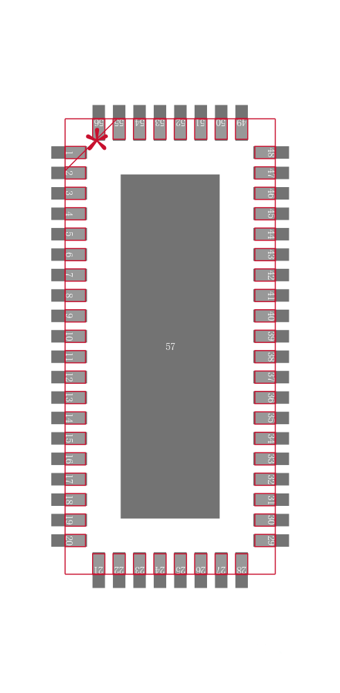 TS3DV520RHURG4封装焊盘图